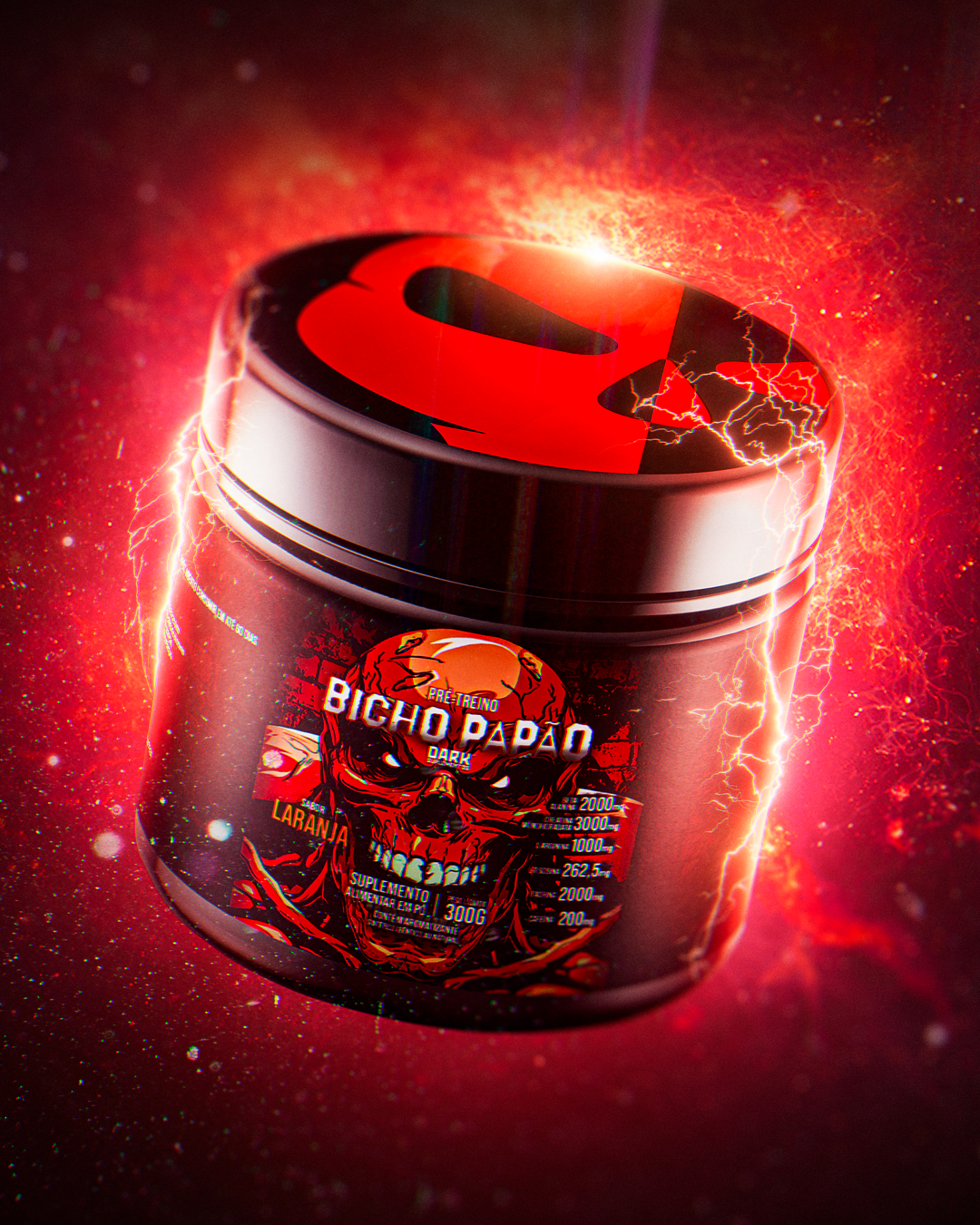 Dark Suplementos — Branding / 3D